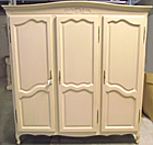 provencal style triple door armoire